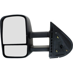 KOOL VUE MIRRORSSILVERADO 07-13/SUBURBAN 07-14 TOWING MIRROR LH, Manual Adjust, Manual Folding, Non-Heated, Textured, No Memory, Puddle Light, and Signal Light