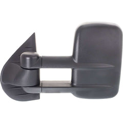 KOOL VUE MIRRORSSILVERADO 07-13/SUBURBAN 07-14 TOWING MIRROR LH, Manual Adjust, Manual Folding, Non-Heated, Textured, No Memory, Puddle Light, and Signal Light