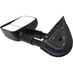 KOOL VUE MIRRORSSILVERADO 07-13/SUBURBAN 07-14 TOWING MIRROR LH, Manual Adjust, Manual Folding, Non-Heated, Textured, No Memory, Puddle Light, and Signal Light