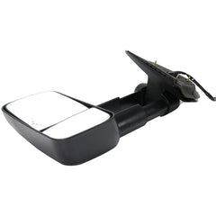 KOOL VUE MIRRORSSILVERADO 07-14/SUBURBAN 07-14 TOWING MIRROR LH, Power, Manual Folding, Heated, Textured, w/ In-glass Signal Light, No Memory and Puddle Light