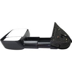 KOOL VUE MIRRORSSILVERADO 07-14/SUBURBAN 07-14 TOWING MIRROR LH, Power, Manual Folding, Heated, Textured, w/ In-glass Signal Light, No Memory and Puddle Light