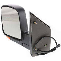 KOOL VUE MIRRORSEXPRESS/SAVANA VAN 03-07 MIRROR LH, Non-Towing, Power, Manual Folding, Heated, Textured, Standard Type, w/ Signal Light