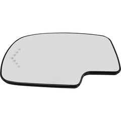 SILVERADO/SIERRA 03-06 MIRROR GLASS LH, Non-Towing, Heated, w/ Backing Plate, Auto-Dim, and Signal Light, No Blind Spot Detection, All Cab Types, Includes 2007 Classic