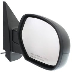 KOOL VUE MIRRORSSILVERADO 07-13/SUBURBAN 07-14 MIRROR RH, Non-Towing, Power, Manual Folding, Heated, Textured, No Memory, Puddle Light, and Signal Light
