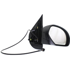 KOOL VUE MIRRORSSILVERADO 07-13/SUBURBAN 07-14 MIRROR RH, Non-Towing, Power, Manual Folding, Heated, Textured, No Memory, Puddle Light, and Signal Light