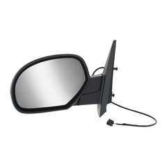 KOOL VUE MIRRORSSILVERADO 07-13/SUBURBAN 07-14 MIRROR LH, Non-Towing, Power, Manual Folding, Heated, Textured, No Memory, Puddle Light, and Signal Light