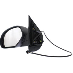 KOOL VUE MIRRORSSILVERADO 07-13/SUBURBAN 07-14 MIRROR LH, Non-Towing, Power, Manual Folding, Heated, Textured, No Memory, Puddle Light, and Signal Light