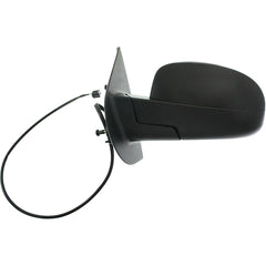KOOL VUE MIRRORSSILVERADO 07-13/SUBURBAN 07-14 MIRROR LH, Non-Towing, Power, Manual Folding, Heated, Textured, No Memory, Puddle Light, and Signal Light