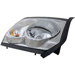 DAKOTA 05-07 HEAD LAMP LH, Assembly, Halogen, Chrome Interior, w/ Corner Light Bulb Shield