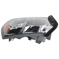 DAKOTA 05-07 HEAD LAMP LH, Assembly, Halogen, Chrome Interior, w/ Corner Light Bulb Shield