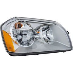 MAGNUM 05-07 HEAD LAMP RH Assembly, Halogen, Chrome Bezel