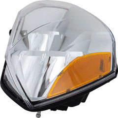 MAGNUM 05-07 HEAD LAMP RH Assembly, Halogen, Chrome Bezel