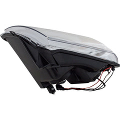 MAGNUM 05-07 HEAD LAMP RH Assembly, Halogen, Chrome Bezel
