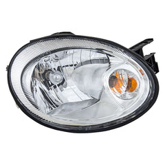 NEON 03-05 HEAD LAMP RH, Assembly, Halogen, Chrome Interior, New Body Style