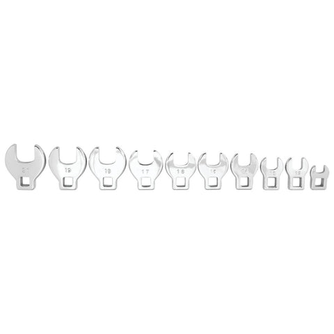 Wilmar Hand Tools 10 pc. Metric Crowfoot Wrench Set
