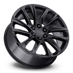 20x9 Aluminum Wheel with 6x5.5 Bolt Pattern - Gloss Black