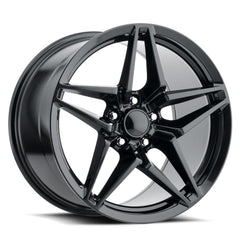 19x12 Aluminum Wheel with 5x4.75 Bolt Pattern - Carbon Black