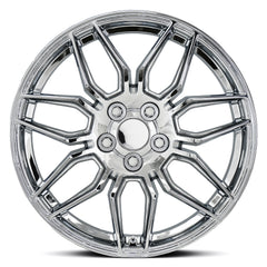 19x8.5 Aluminum Wheel with 5x120 Bolt Pattern - Chrome