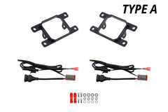 Diode Dynamics® DD6256P - Type MR Fog Light Mounting Brackets