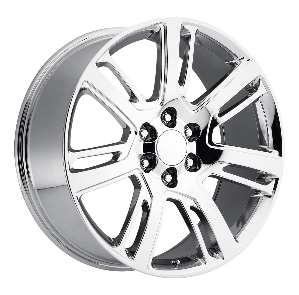 22x9 Aluminum Wheel with 6x5.5 Bolt Pattern - Chrome