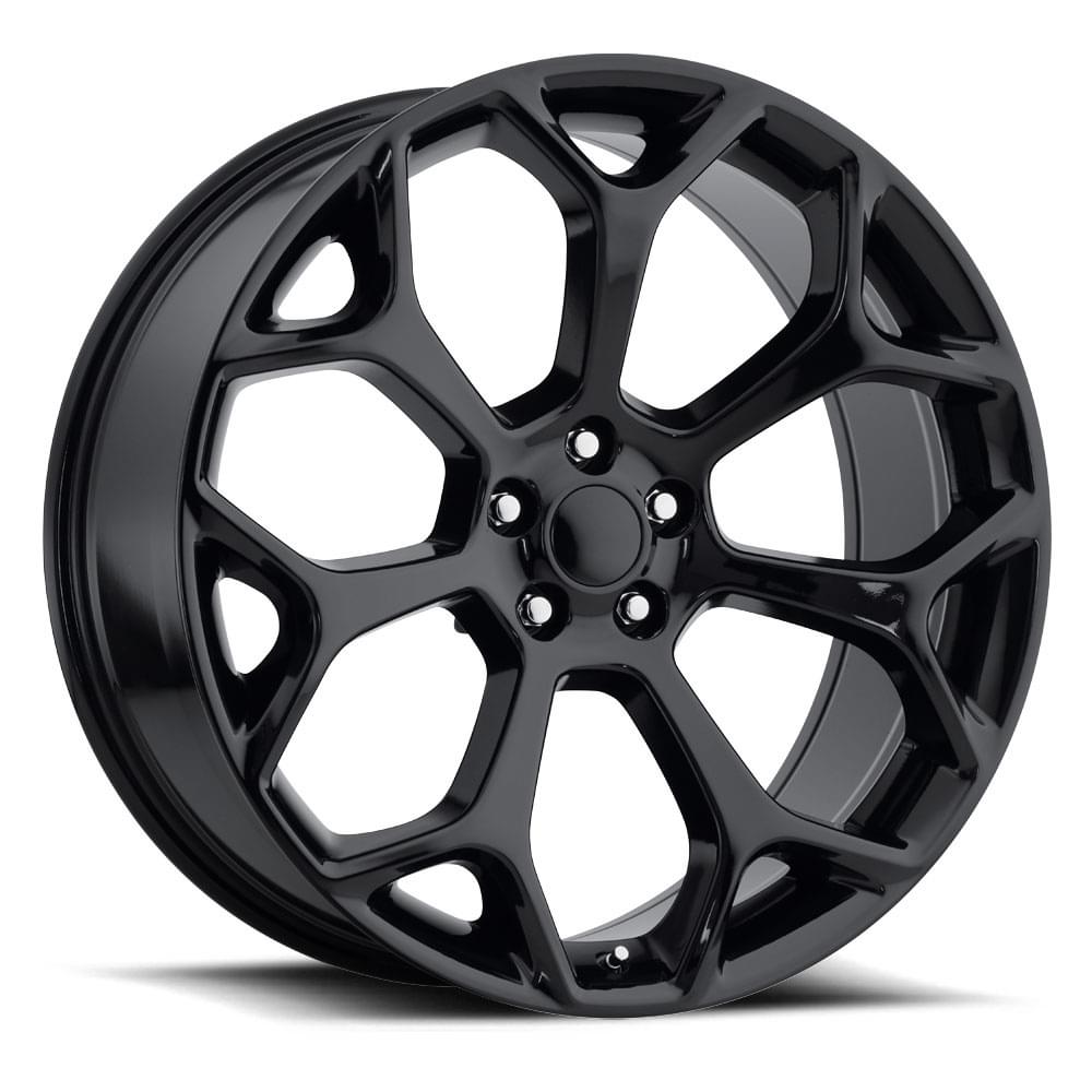 20x9 Aluminum Wheel with 5x115 Bolt Pattern - Gloss Black