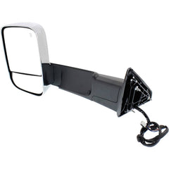 KOOL VUE MIRRORSRAM 2500/3500 P/U 15-18 TOWING MIRROR LH, Power, Power Folding, Heated, Chrome, w/ Memory, Puddle Light, and Signal Light, (2500 w/ Towing Package)