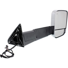 KOOL VUE MIRRORSRAM 2500/3500 P/U 15-18 TOWING MIRROR RH, Power, Power Folding, Heated, Chrome, w/ Memory, Puddle Light, and Signal Light, (2500 w/ Towing Package)