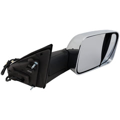 KOOL VUE MIRRORSRAM 1500 P/U 19-20 TOWING MIRROR RH, Power, Manual Folding, Heated, Chrome, w/ BSD, Memory, Puddle Light, and Signal Light, w/o Surround View Camera