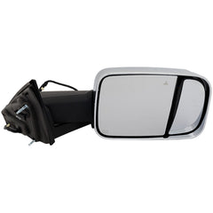 KOOL VUE MIRRORSRAM 1500 P/U 19-20 TOWING MIRROR RH, Power, Manual Folding, Heated, Chrome, w/ BSD, Memory, Puddle Light, and Signal Light, w/o Surround View Camera
