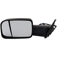 KOOL VUE MIRRORSRAM 1500 P/U 20-22/RAM 1500 TRX 21-24 TOWING MIRROR LH, Power, Manual Folding, Heated, Textured, w/ BSD, Memory, Puddle Light, Signal Light, and Temp Sensor, w/o Surround View Camera