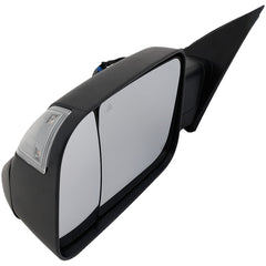 KOOL VUE MIRRORSRAM 1500 P/U 20-22/RAM 1500 TRX 21-24 TOWING MIRROR LH, Power, Manual Folding, Heated, Textured, w/ BSD, Memory, Puddle Light, Signal Light, and Temp Sensor, w/o Surround View Camera