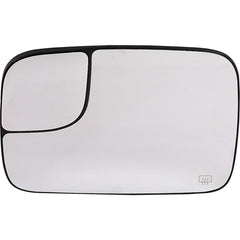 DODGE FULL SIZE P/U 05-08 MIRROR GLASS LH, Heated, Towing, All Cab Types, w/ Towing Pkg, w/ Backing Plate