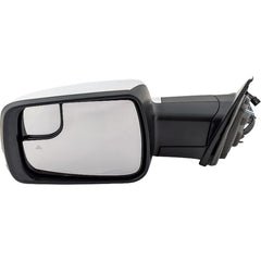 KOOL VUE MIRRORSRAM 1500 P/U 19-22 MIRROR LH, Power, Power Folding, Heated, Chrome, w/ BSD, Memory, Puddle Light, Signal Light, and Temp Sensor, w/o Surround View Camera, Non-Towing