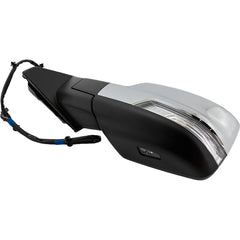KOOL VUE MIRRORSRAM 1500 P/U 19-22 MIRROR LH, Power, Power Folding, Heated, Chrome, w/ BSD, Memory, Puddle Light, Signal Light, and Temp Sensor, w/o Surround View Camera, Non-Towing