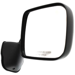 KOOL VUE MIRRORSDODGE FULL SIZE VAN 94-97 MIRROR RH, Non-Towing, Manual Adjust, Manual Folding, Non-Heated, Paintable, Low Mount, 6 x 9 in.