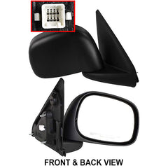 KOOL VUE MIRRORSRAM 1500 P/U 02-08 / RAM 2500/3500 P/U 03-09 MIRROR RH, Power, Manual Folding, Heated, Textured Black