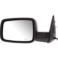 KOOL VUE MIRRORSDODGE FULL SIZE P/U 09-12 MIRROR LH, Non-Towing, Power, Manual Folding, Heated, Textured, w/ Puddle and Signal Lights, No Memory