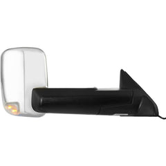 KOOL VUE MIRRORSDODGE FULL SIZE P/U 10-10/RAM FULL SIZE P/U 11-12 TOWING MIRROR RH, Power, Manual Folding, Heated, Chrome, No Auto-dimming, BSD, and In-housing Signal Light, w/ Memory