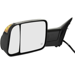 KOOL VUE MIRRORSRAM FULL SIZE P/U 12-18 MIRROR LH, Towing, Power, Manual Folding, Heated, Textured, w/ Puddle and Signal Lights, No Memory, Includes 19-22 1500 Classic
