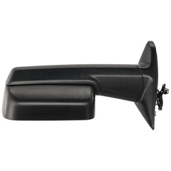 KOOL VUE MIRRORSRAM 1500 13-18/RAM 2500/3500 P/U 13-22 TOWING MIRROR LH, Manual Adjust, Manual Folding, Non-Heated, Textured, No Memory, Puddle Light, and Signal Light, Includes 19-22 1500 Classic, w/ Temp Sensor