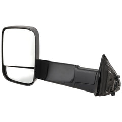 KOOL VUE MIRRORSRAM 1500 13-18/RAM 2500/3500 P/U 13-22 TOWING MIRROR LH, Manual Adjust, Manual Folding, Non-Heated, Textured, No Memory, Puddle Light, and Signal Light, Includes 19-22 1500 Classic, w/ Temp Sensor