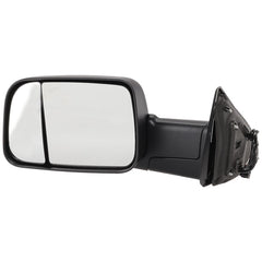 KOOL VUE MIRRORSRAM 1500 13-18/RAM 2500/3500 P/U 13-22 TOWING MIRROR LH, Manual Adjust, Manual Folding, Non-Heated, Textured, No Memory, Puddle Light, and Signal Light, Includes 19-22 1500 Classic, w/ Temp Sensor