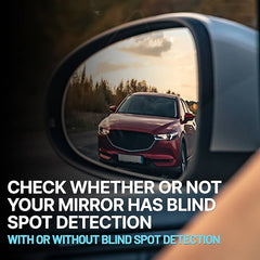KOOL VUE MIRRORSRAM 1500 13-18/RAM 2500/3500 P/U 13-22 TOWING MIRROR LH, Manual Adjust, Manual Folding, Non-Heated, Textured, No Memory, Puddle Light, and Signal Light, Includes 19-22 1500 Classic, w/ Temp Sensor