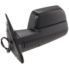 KOOL VUE MIRRORSRAM 1500 13-18/RAM 2500/3500 P/U 13-22 TOWING MIRROR LH, Manual Adjust, Manual Folding, Non-Heated, Textured, No Memory, Puddle Light, and Signal Light, Includes 19-22 1500 Classic, w/ Temp Sensor