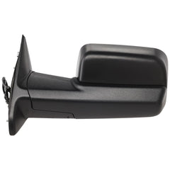 KOOL VUE MIRRORSRAM 1500 13-18/RAM 2500/3500 P/U 13-22 TOWING MIRROR LH, Manual Adjust, Manual Folding, Non-Heated, Textured, No Memory, Puddle Light, and Signal Light, Includes 19-22 1500 Classic, w/ Temp Sensor
