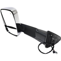 KOOL VUE MIRRORSRAM 1500/2500 P/U 13-18/RAM 3500 12-18 MIRROR LH, Towing, Power, Manual Folding, Heated, Chrome, w/ Memory, Puddle Light, and Signal Light, Includes 19-21 1500 Classic