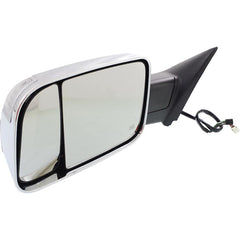 KOOL VUE MIRRORSRAM 1500/2500 P/U 13-18/RAM 3500 12-18 MIRROR LH, Towing, Power, Manual Folding, Heated, Chrome, w/ Memory, Puddle Light, and Signal Light, Includes 19-21 1500 Classic
