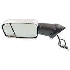 KOOL VUE MIRRORSRAM 1500/2500 P/U 13-18/RAM 3500 12-18 MIRROR LH, Towing, Power, Manual Folding, Heated, Chrome, w/ Memory, Puddle Light, and Signal Light, Includes 19-21 1500 Classic