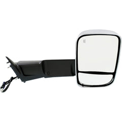 KOOL VUE MIRRORSRAM 1500/2500 P/U 13-18/RAM 3500 12-18 MIRROR RH, Towing, Power, Manual Folding, Heated, Chrome, w/ Memory, Puddle Light, and Signal Light, Includes 19-21 1500 Classic