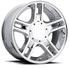 20x9 Aluminum Wheel with 10x135/5.5 Bolt Pattern - Chrome